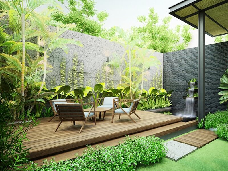 thiết kế sân vườn đẹp 8